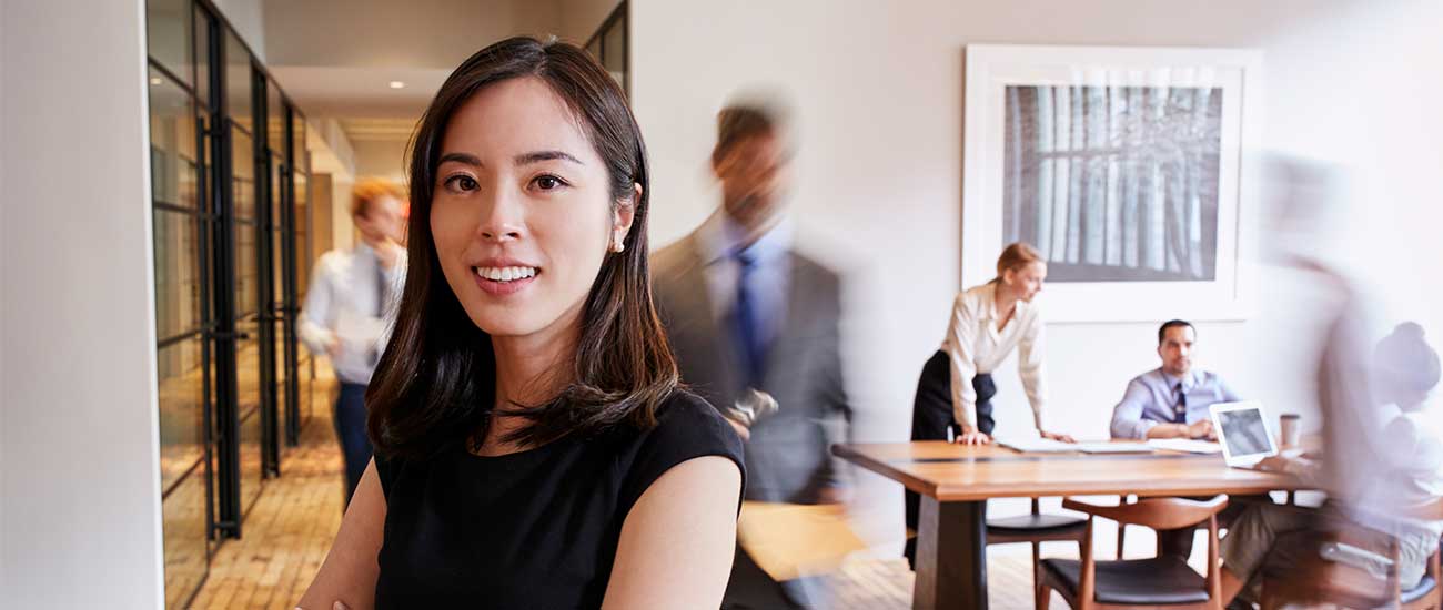 young female executive
